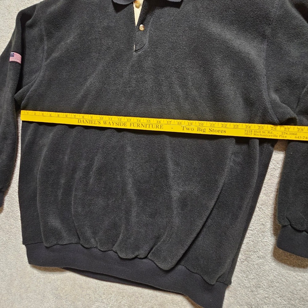 Vintage SDI Men's Fleece Long Sleeve Polo Shirt 2XL Speedway Club‎ Charlotte - Picture 8 of 9